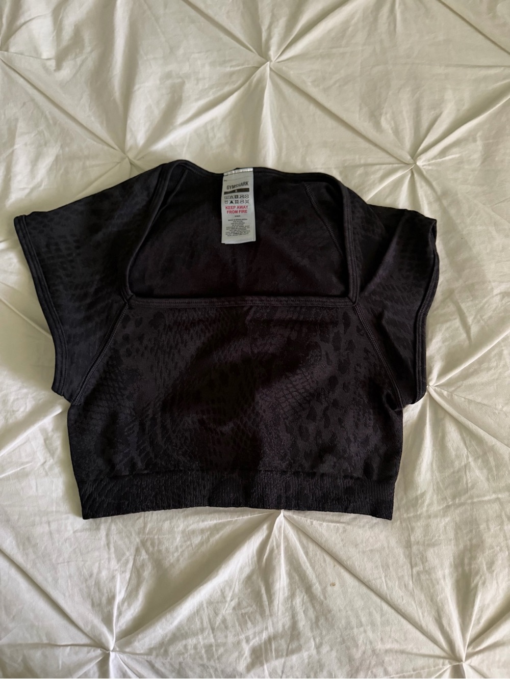 Black Cropped Top